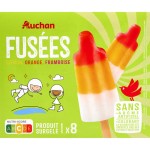 Glace fusée aux fruits x8 480g