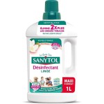 Désinfectant linge liquide fleurs blanches 1l