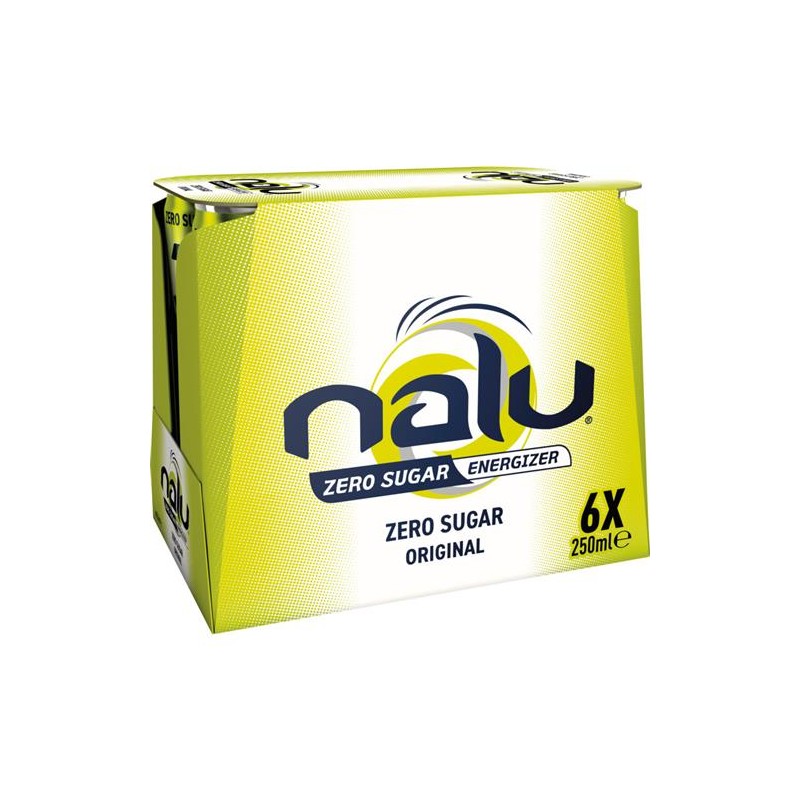 Boisson énergisante pétillante original sans sucre 6x25cl