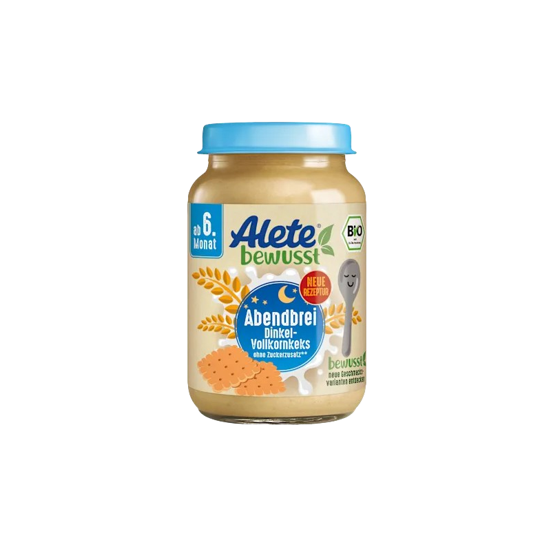 Bouillie du soir biscuit complet à l'épeautre bio dès 6 mois 190g