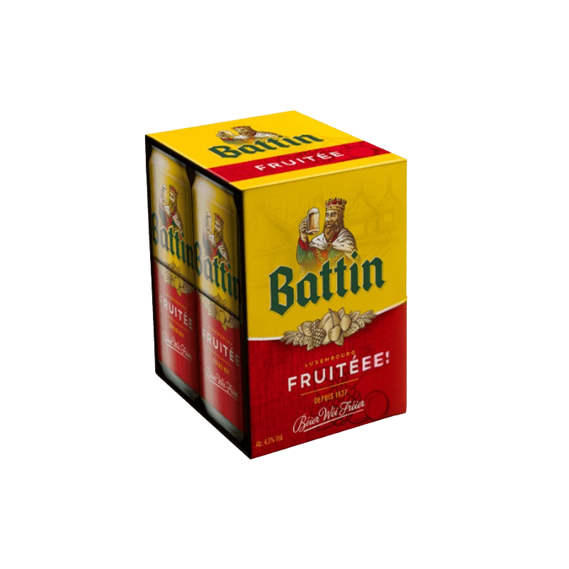 Bière fruitée 4.3% 4x50cl