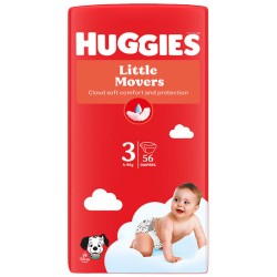 Couches little movers taille 3 4-9kg x56