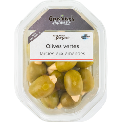 Olives vertes farcies aux amandes 130g