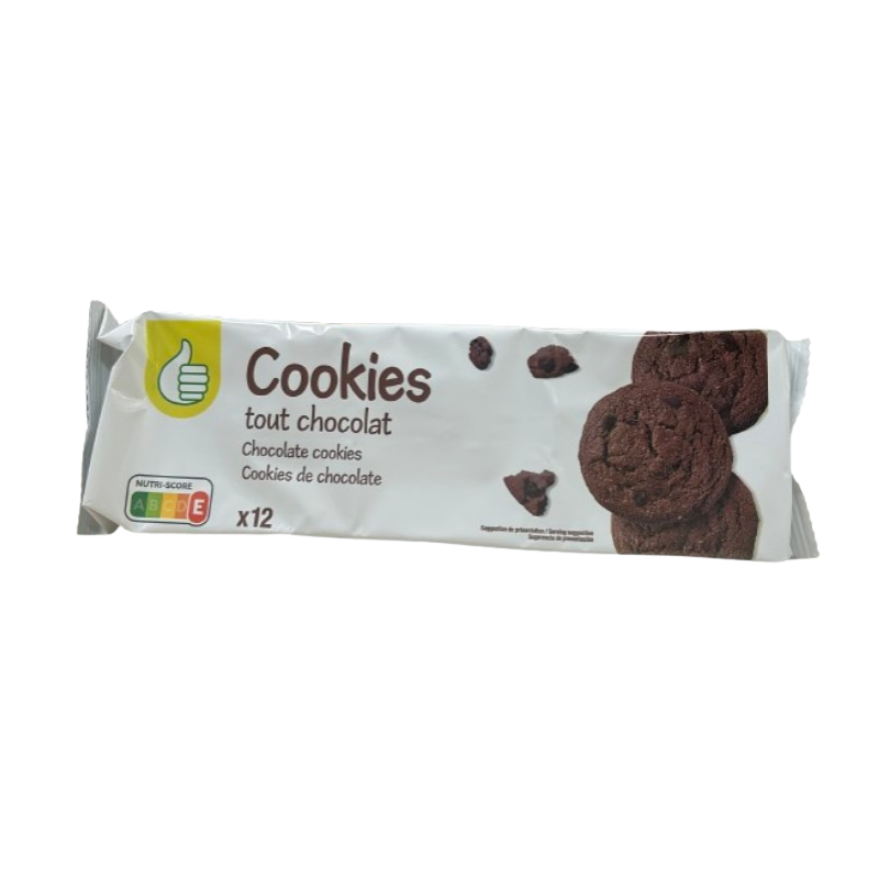 Cookies tout chocolat x12 200g