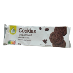 Cookies tout chocolat x12 200g