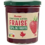 Confiture extra fraise 50% de fruits 360g