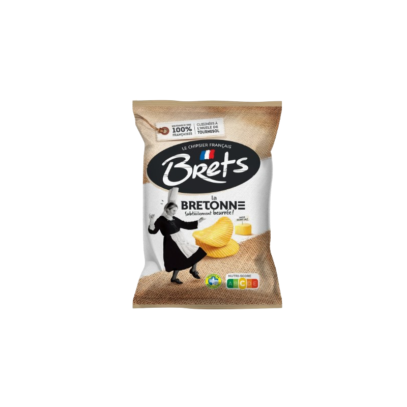 Chips saveur beurre salé 125g