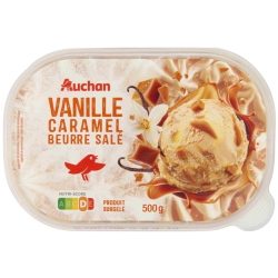 Glace vanille caramel beurre salé 500g
