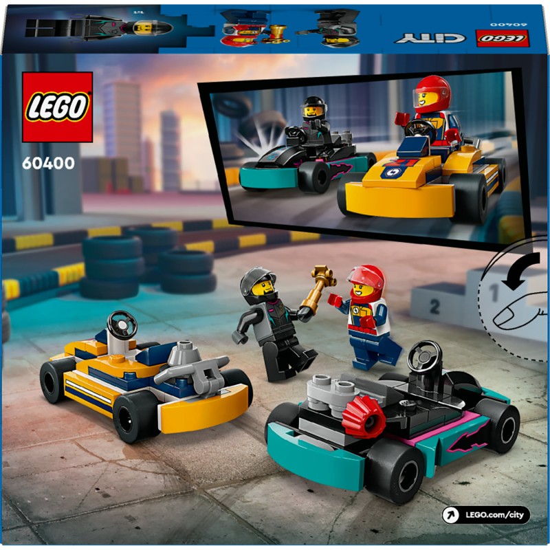 City Les karts et les pilotes de course 60400
