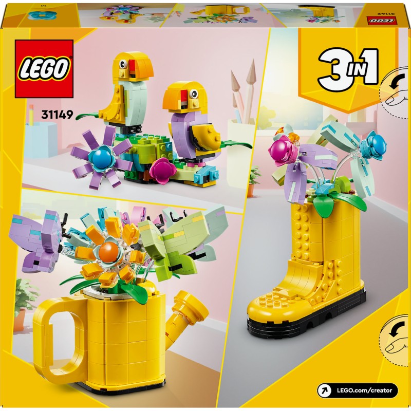 Creator 3in1 Les fleurs dans l’arrosoir 31149
