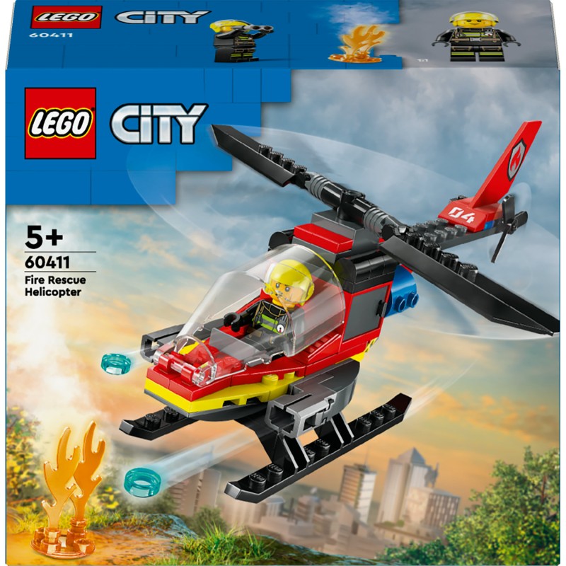 City L’hélicoptère de secours des pompiers 60411