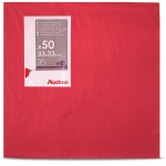 Serviettes en Papier Rouge 33x33cm 2 plis x50