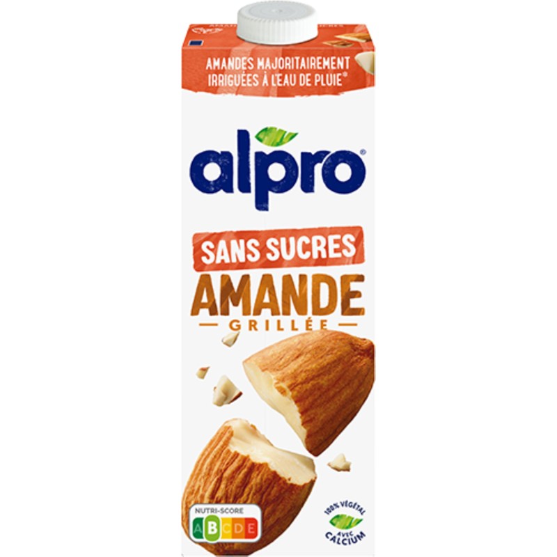 Lait d'amande grillée sans sucres 1l