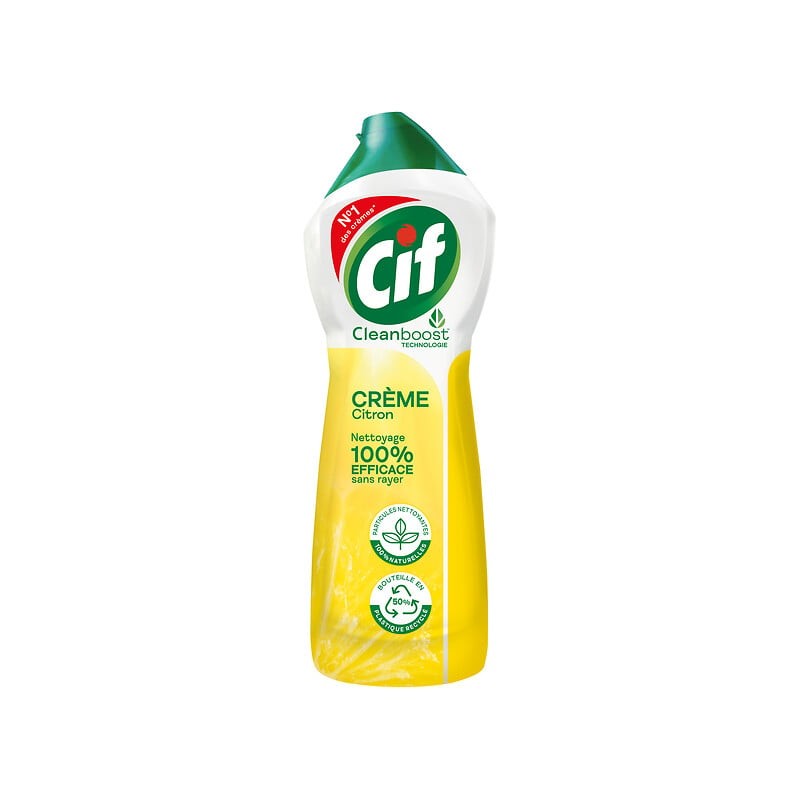 Nettoyant crème à récurer multi-usages citron 750ml