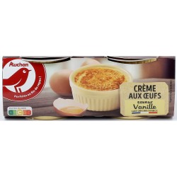 Crème aux Oeufs Saveur Vanille 4x100g
