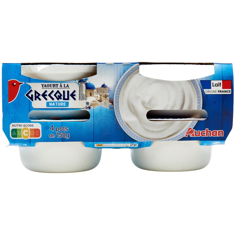 Yaourt à la Grecque Nature 4x150g