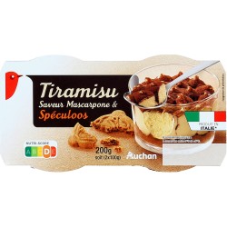 Tiramisu au spéculoos 2x100g