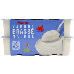 Yaourt Brassé Nature 16x125g