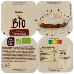 CULTIVONS LE BON Liégeois Saveur Chocolat 4x100g