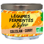 Légumes fermentés coleslaw curry bio vegan 180g