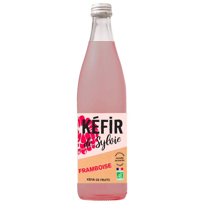 Kéfir pétillant framboise bio 25cl