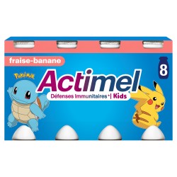 Yaourt à Boire Fraise Banane 8x100g