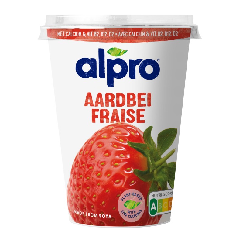Yaourt soja à la fraise 500g