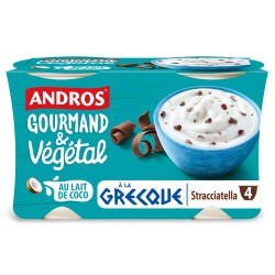 Gourmand et Végétal Stracciatella à la Grecque 4x115g
