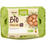 CULTIVONS LE BON Solidaires Bio oeufs de poules élevées plein air x6