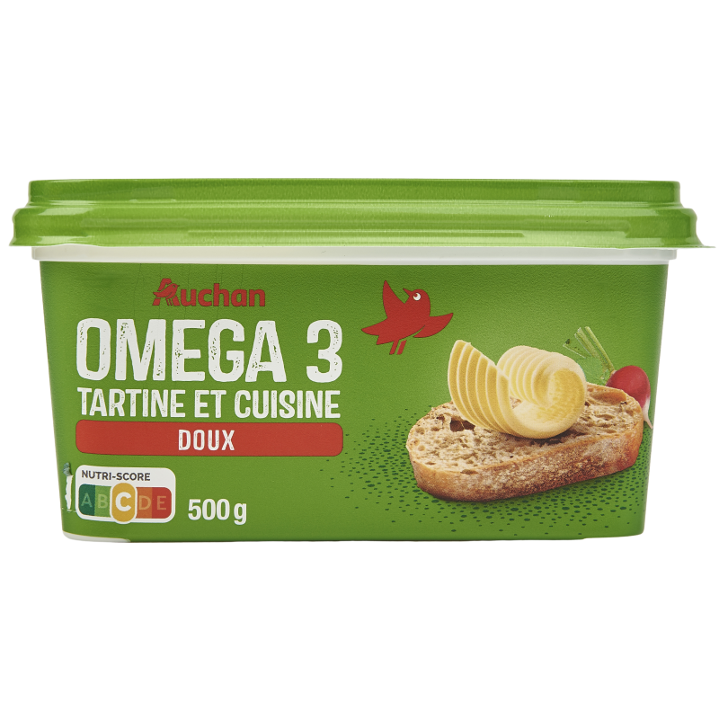 Omega 3 Margarine tartine et cuisine doux 500g