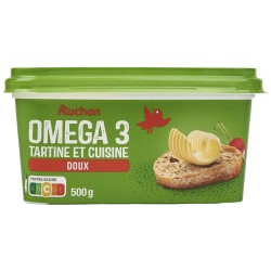 Omega 3 Margarine tartine et cuisine doux 500g