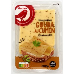 Gouda au cumin 10 tranches 200g