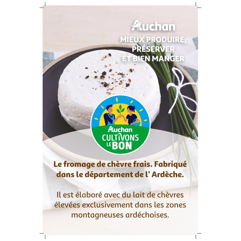 CULTIVONS LE BON Chèvre Frais 200g