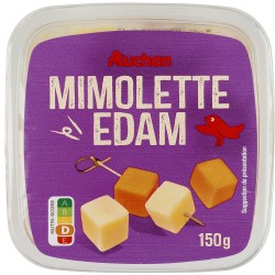 Dés de fromage mimolette et edam 150g