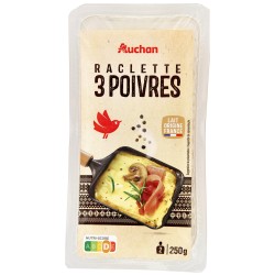 Raclette au 3 poivres 10 tranches 250g