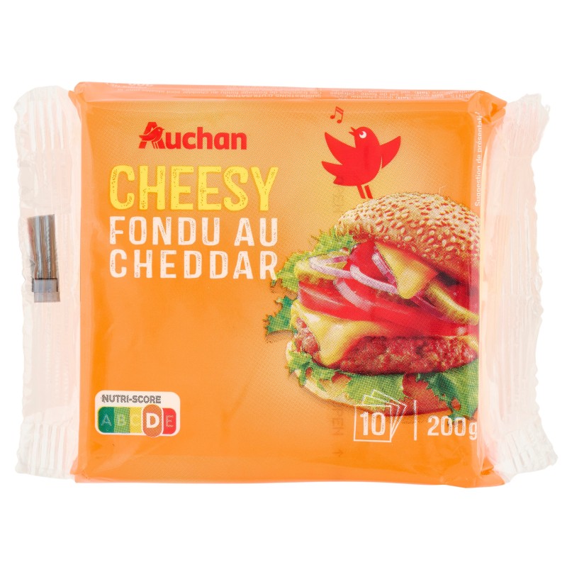 Cheeesy Fondu au Cheedar 10 tranches 200g