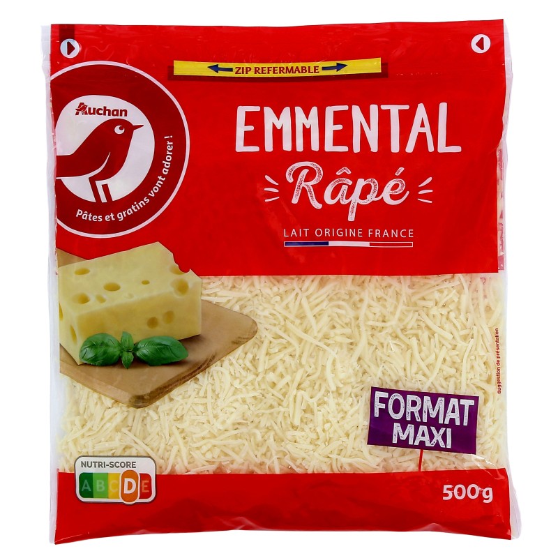 Fromage Râpé 500g
