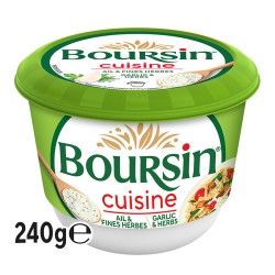 Cuisine Crème culinaire à l'ail et aux fine herbes 240g