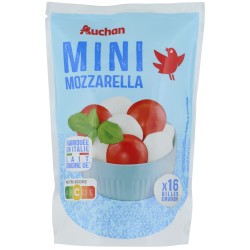 Mini mozzarella x16 150g