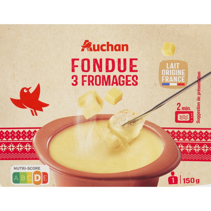 Préparation pour fondue aux 3 fromages 150g