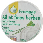 Fromage à tartiner à l'ail et aux fines herbes 150g
