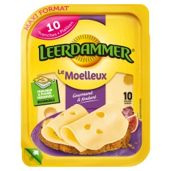 Le moelleux fromage nature en tranche x10 250g