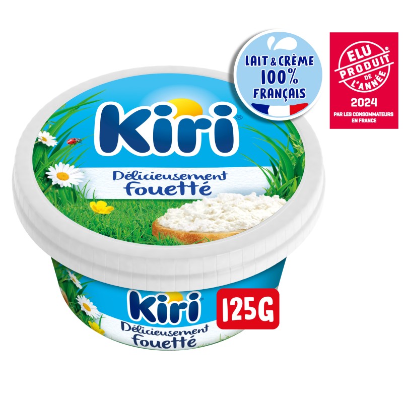 Fromage à la crème délicieusement fouetté 125g