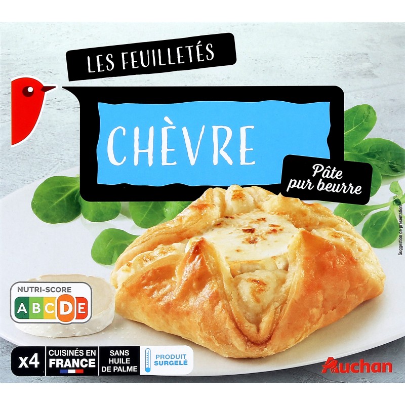 Feuilleté au chèvre x4 400g