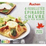 Feuilletés chèvre épinards x4 400g