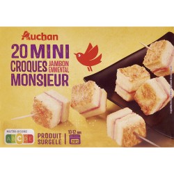 Mini croques monsieur jambon emmental x20 240g