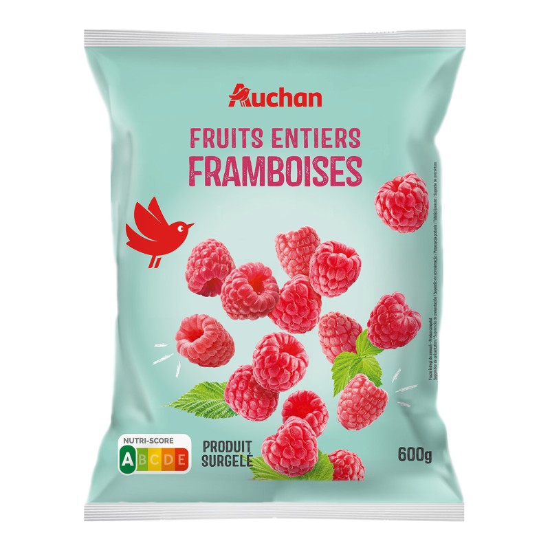 Framboises entières 600g
