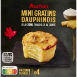 Mini gratins dauphinois crème et comté x4 480g