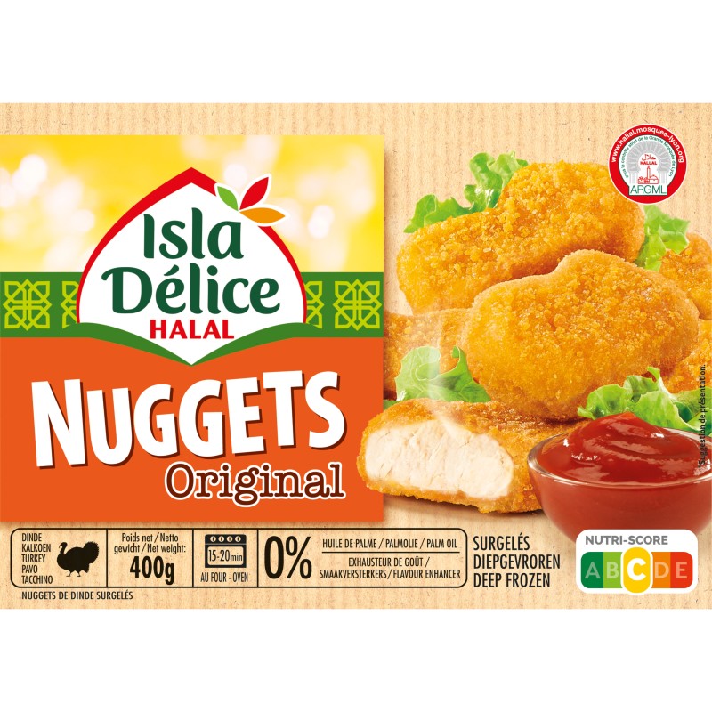 Original Nuggets de Volaille Halal x20 400g