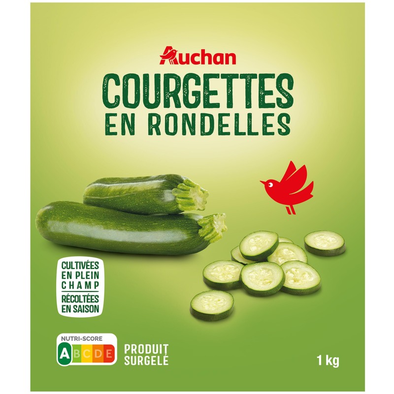 Courgettes en Rondelles 1kg